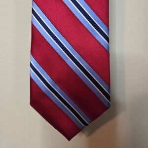 Tommy Hilfiger Red and Blue Tie